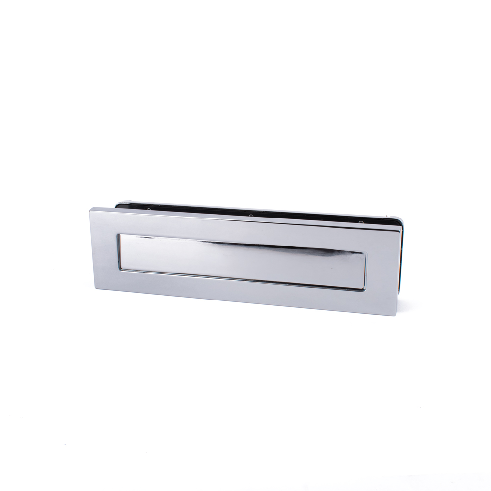 Timber Series 12 Inch Architecture Letterplate - Polished Chrome